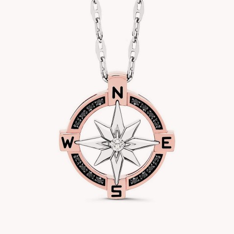 Diamond pendant necklace