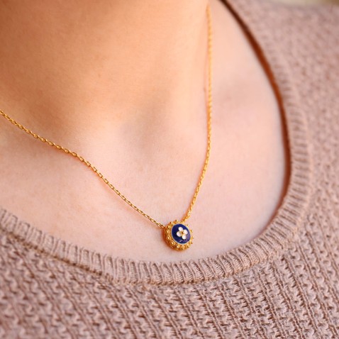 Rosas Portuguesas | Fio com Pendente Esmalte