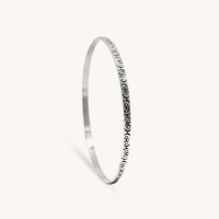 Plain silver / Rhodium-plated silver