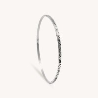 Plain silver / Rhodium-plated silver