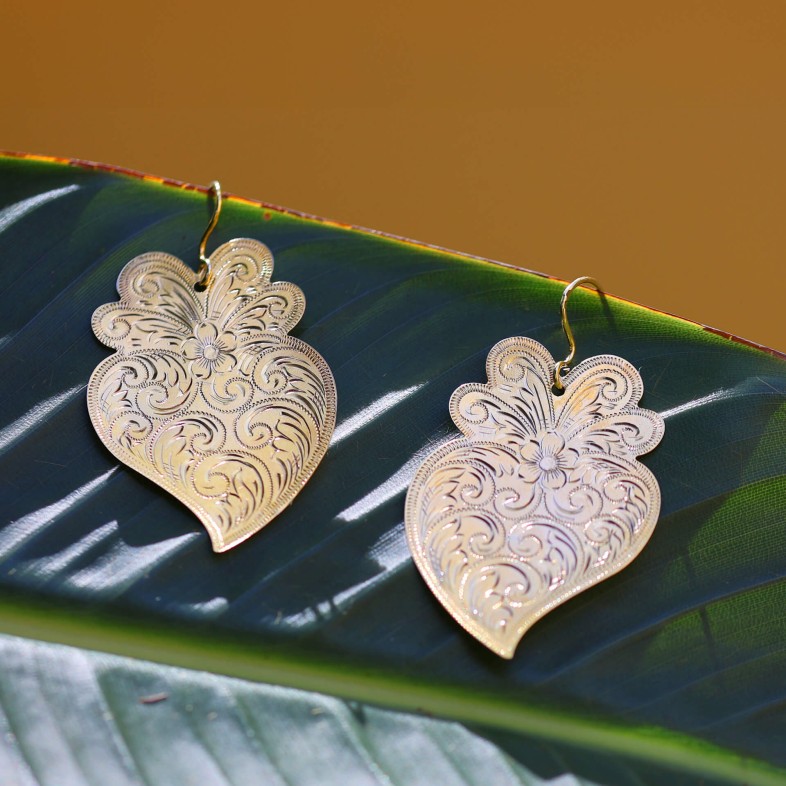 Cinzel | Heart Earrings