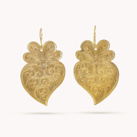 Cinzel | Heart Earrings