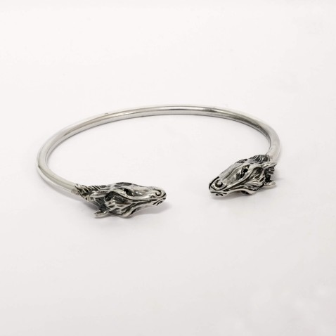 Savage |2 Horses Bangle Bracelet