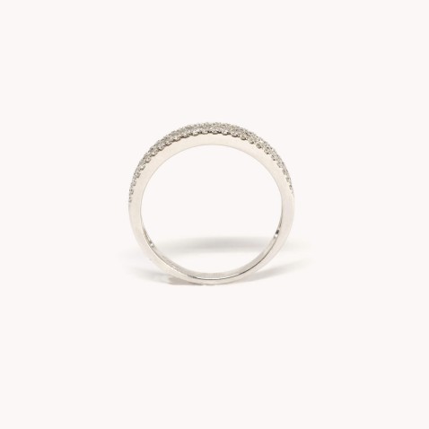 Diamond Gold Band Engagement ring | Special Moments