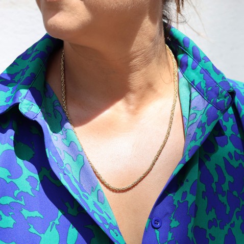 Fio em Prata Dourada 925