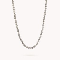 Plain silver / Rhodium-plated silver