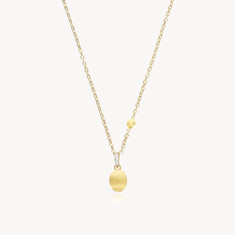 "Boules" Pendant in Gold and Diamonds