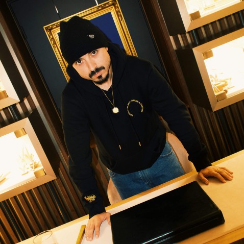 "Step by Step" necklace in 925 gold-plated silver