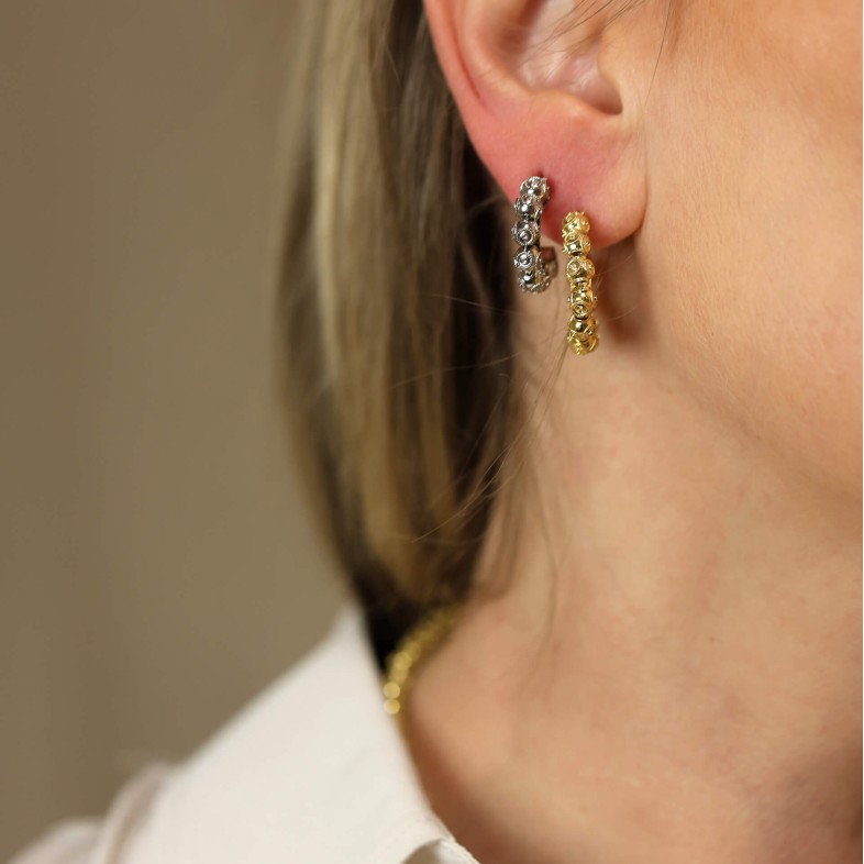 Minhota | Viana bead Earrings S - 5mm