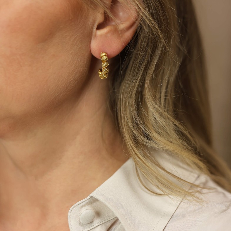 Minhota | Viana bead Earrings S - 5mm