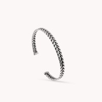 Plain silver / Rhodium-plated silver