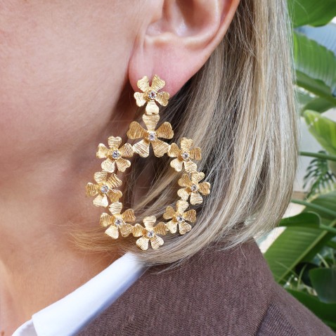 Gold-plated silver "Sophie" Earrings