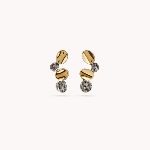 Brincos Prata 925 e Ouro 9K