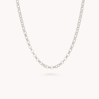 Plain silver / Rhodium-plated silver