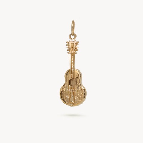 PENDENTE OURO GUITARRA | POPULAR