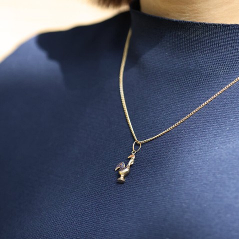 GOLD PENDENT ROOSTER | POPULAR