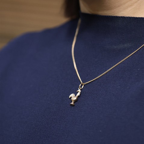 19.2K GOLD ROOSTER PENDANT