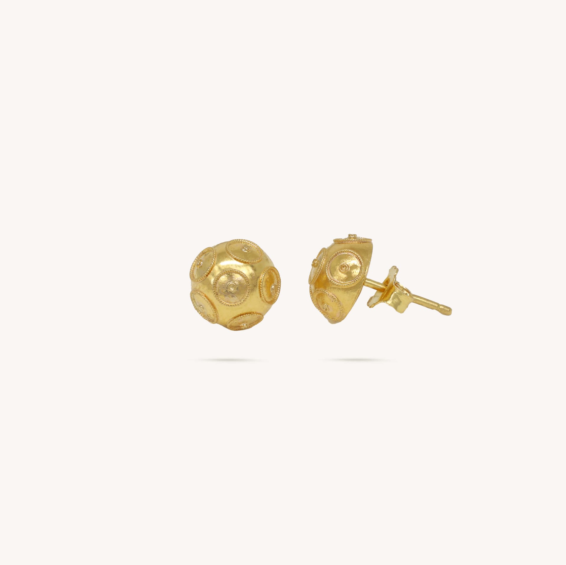 Viana Beads Earrings (half ball)