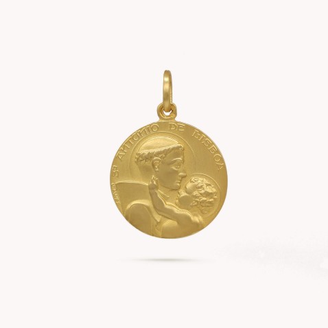 MEDALHA OURO 19,2 K - Santo Antnio de Lisboa