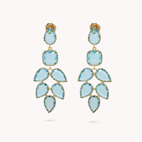 BRINCOS PRATA E PEDRAS | MARY