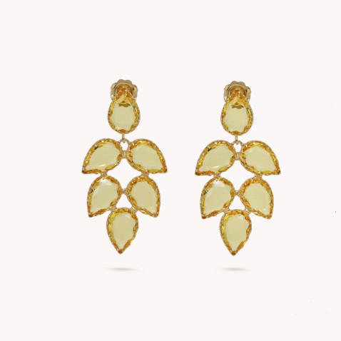 SILVER AND STONES EARRINGS | MARY