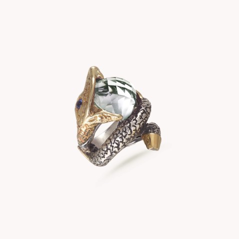 ANEL PRATA E OURO COBRA | STYLIANO