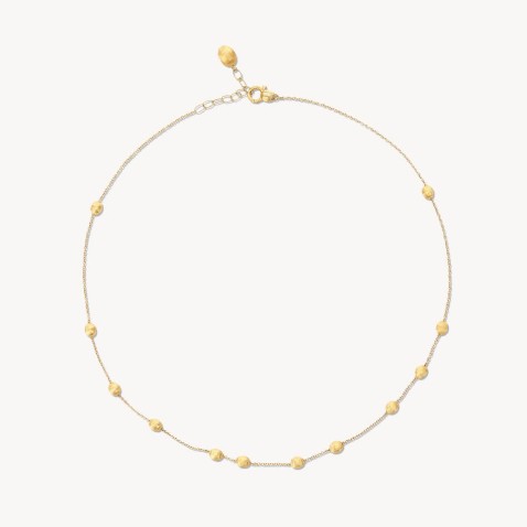 Soffio Gold Boules Collar Necklace