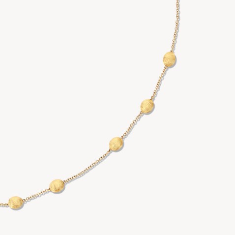 Soffio Gold Boules Collar Necklace