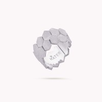 Plain silver / Rhodium-plated silver
