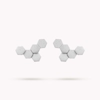 Plain silver / Rhodium-plated silver