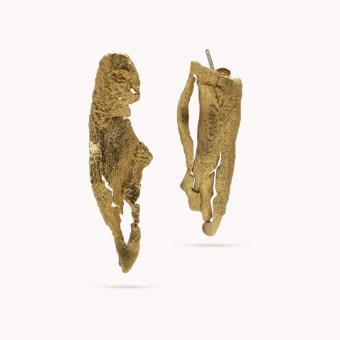 SILVER EUCALYPTUS EARRINGS | NATURA