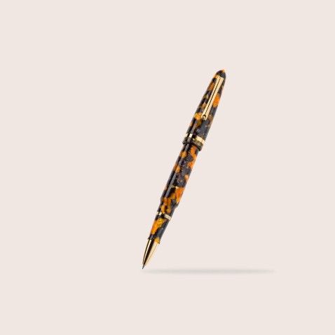 Rollerball Pen Havana Amber | Venetia