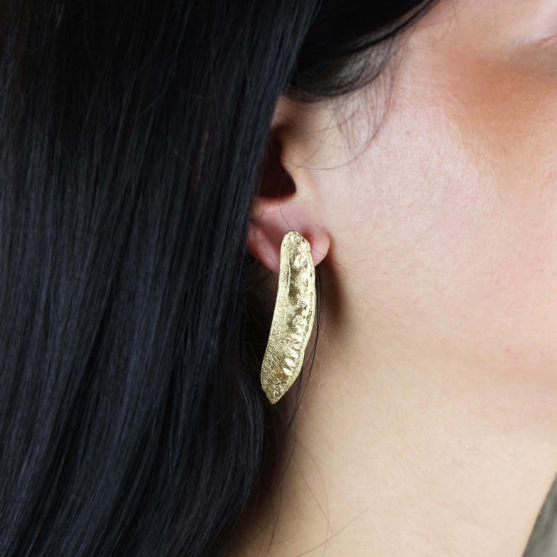 SILVER PIORNO EARRINGS | NATURA