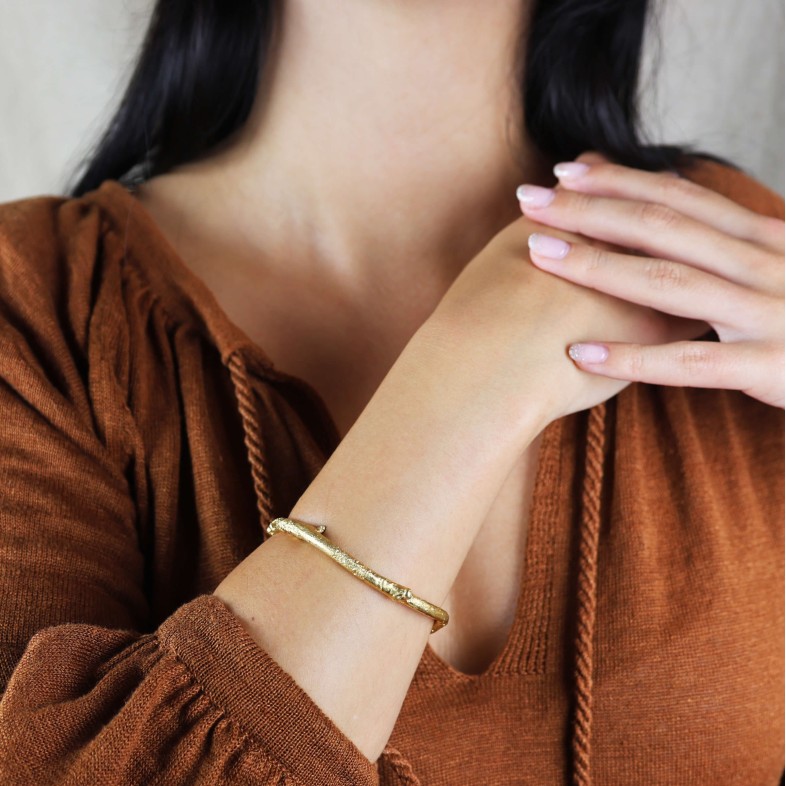 SILVER BRACELET BIRCH | NATURA