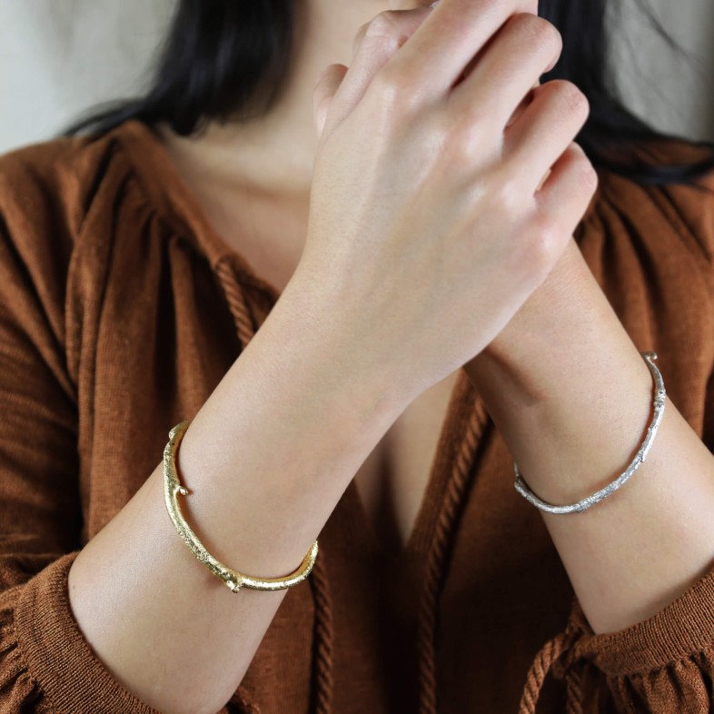 SILVER BRACELET BIRCH | NATURA