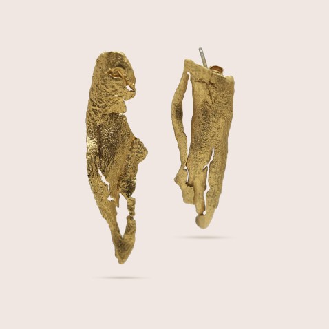 SILVER EUCALYPTUS EARRINGS | NATURA