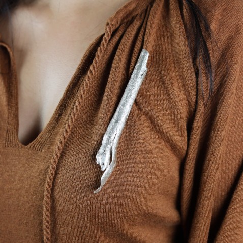 PREGADEIRA PRATA EUCALYPTUS BARK - NATURA