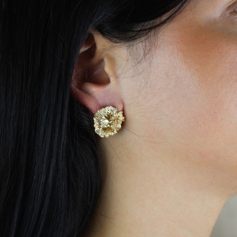 SILVER CROWN OF CHRIST EARRINGS | NATURA