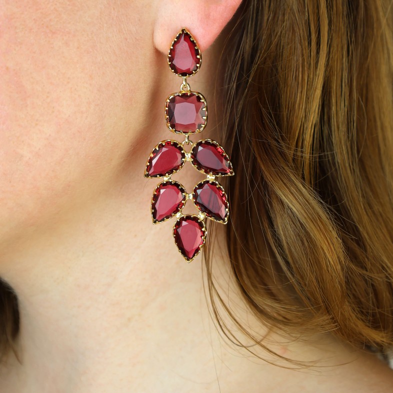 Silves and Stones Earrings | Mary
