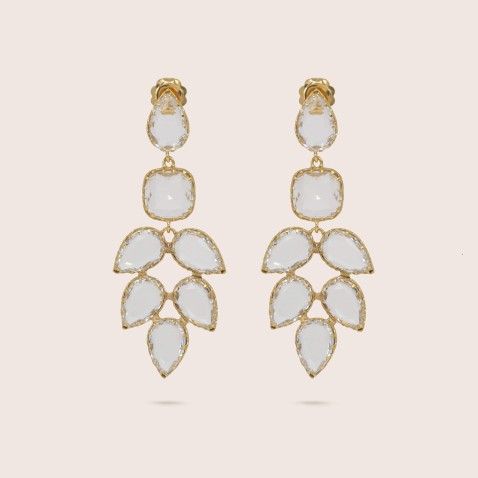 BRINCOS PRATA E PEDRAS | MARY