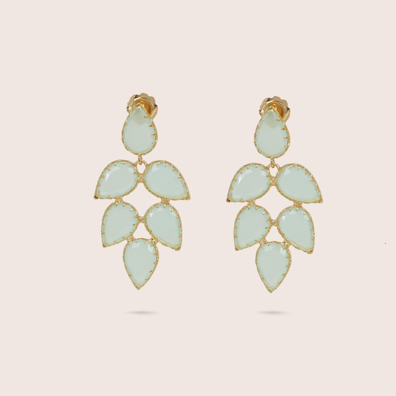 BRINCOS PRATA E PEDRAS | MARY