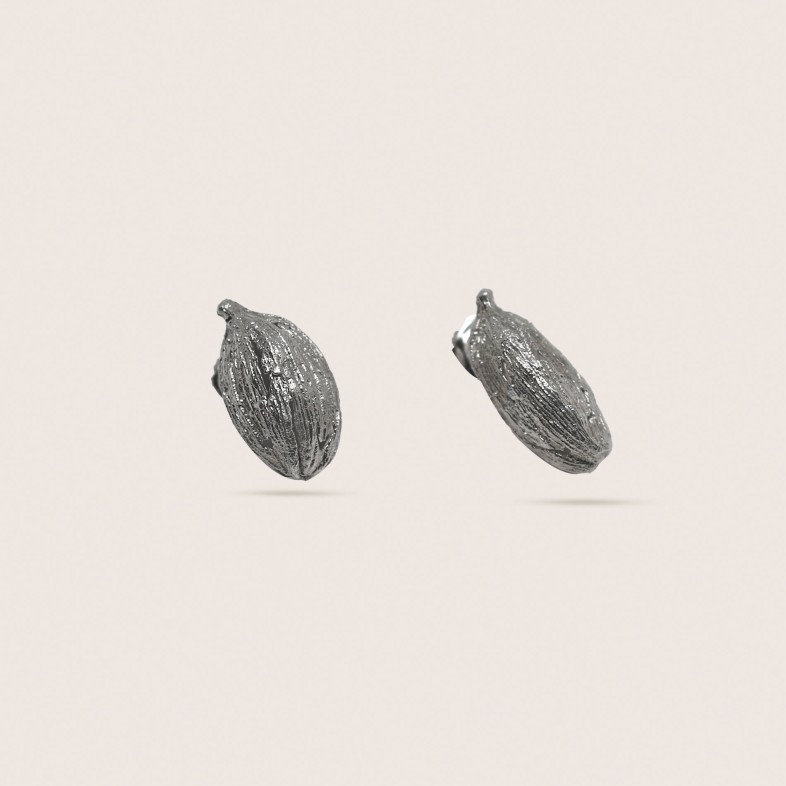 BRINCOS PRATA CARDAMOMO | NATURA