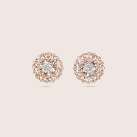 Brincos com diamantes