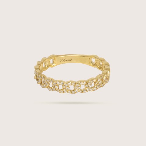 Diamond Gold Band ring