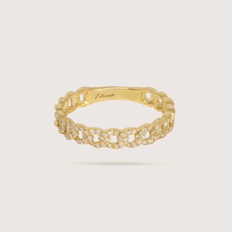 Diamond Gold Band ring