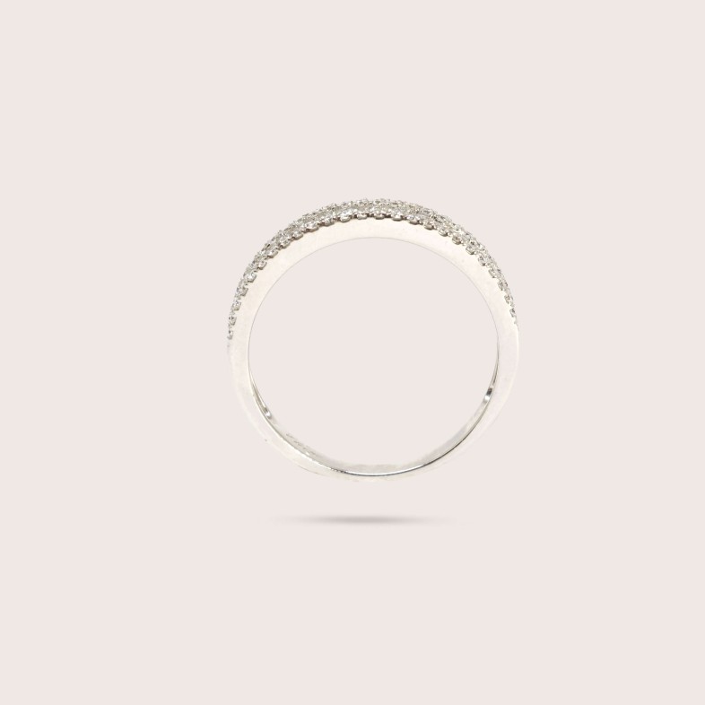 Diamond Gold Band Engagement ring | Special Moments