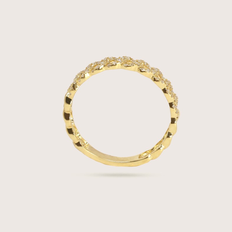 Diamond Gold Band ring