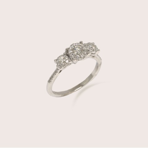 Anel de Noivado Ouro Diamantes | Special Moments