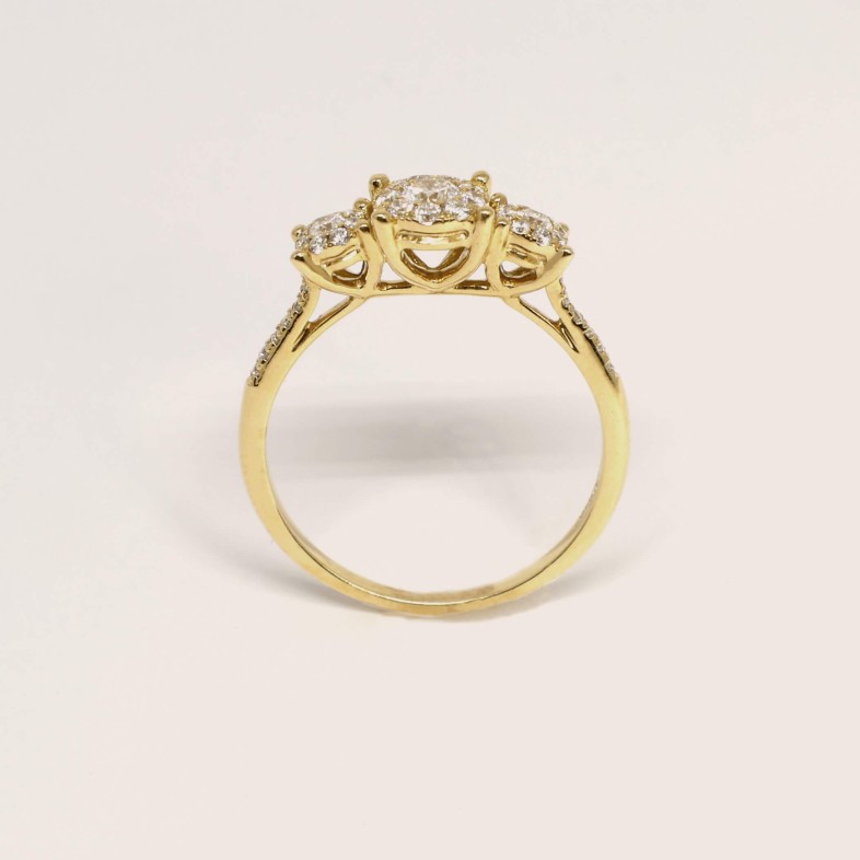 Diamond Gold Engagement Ring | Special Moments