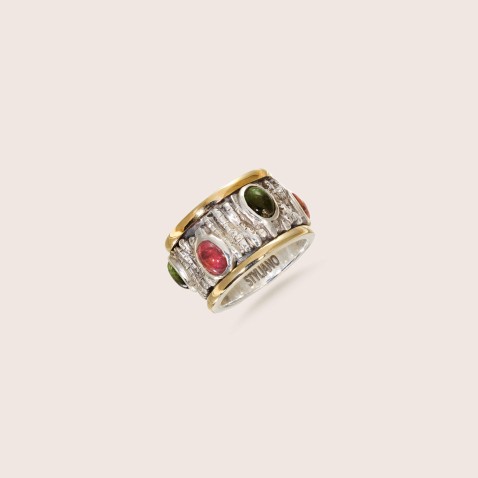 Tourmaline band ring